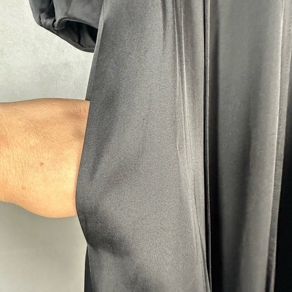 Rebecca Taylor Open Back Black Midi Dress Size Small Minimalist - Picture 10 of 15